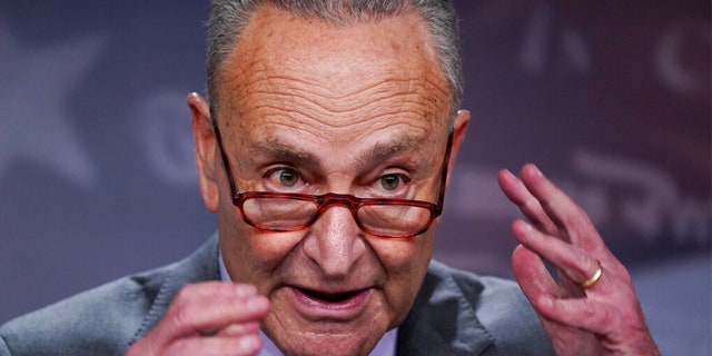 Senate Majority Leader Chuck Schumer pushed what may be Democrats' biggest legislative win so far this Co<em></em>ngress across the finish line Sunday – but not until after an exhausting all-night vote-a-rama. 