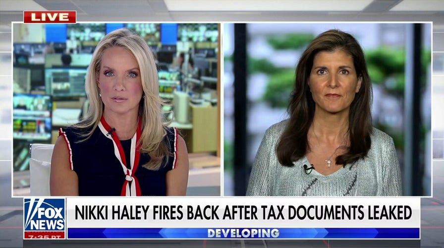 Nikki Haley vows lawsuit, calls for DOJ to investigate leak of tax information
