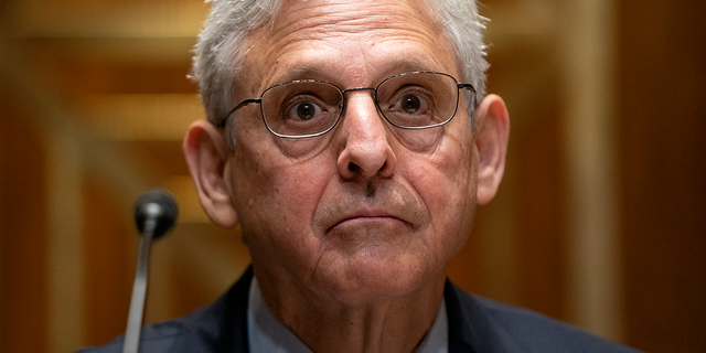 FILE: Attorney General Merrick Garland testifies during a Senate Appropriations Subcommittee on Commerce, Justice, Science, and Related Agencies hearing to discuss the fiscal year 2023 budget of the Department of Justice at the Capitol in Washington, Tuesday, April 26, 2022.