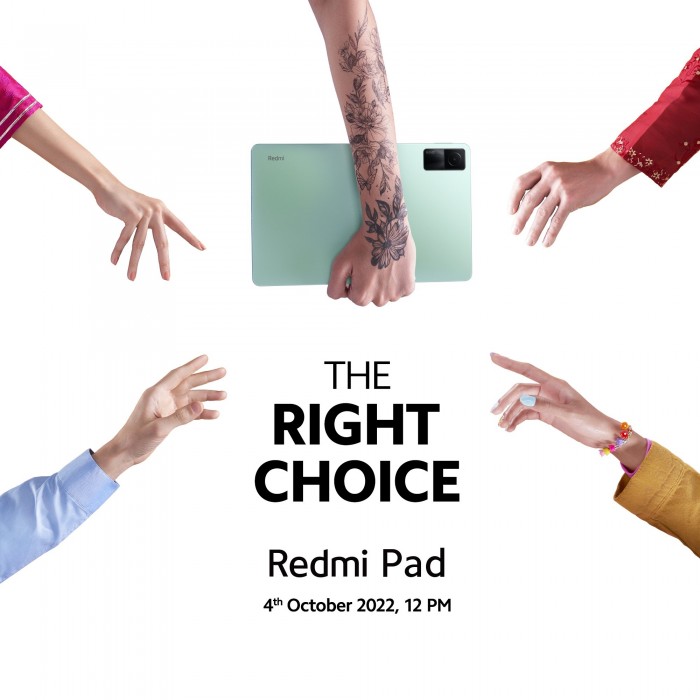 Redmi首款平板真机现身 将于10月4日正式发布