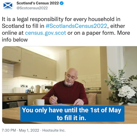 苏格兰人口普查继续“混乱”，人们错误地告知截止日期已经结束