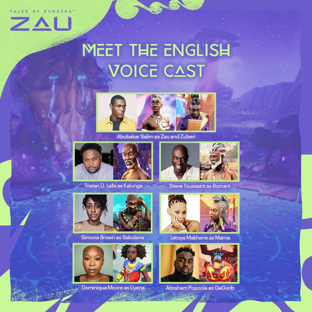 《肯泽拉传说：扎乌》将提供英语和斯瓦西里语配音