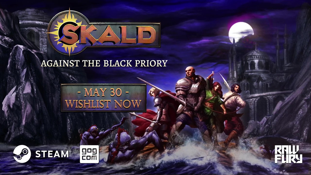 复古组队角色扮演游戏《SKALD：攻打黑修院》发售日预告 5月31日发售