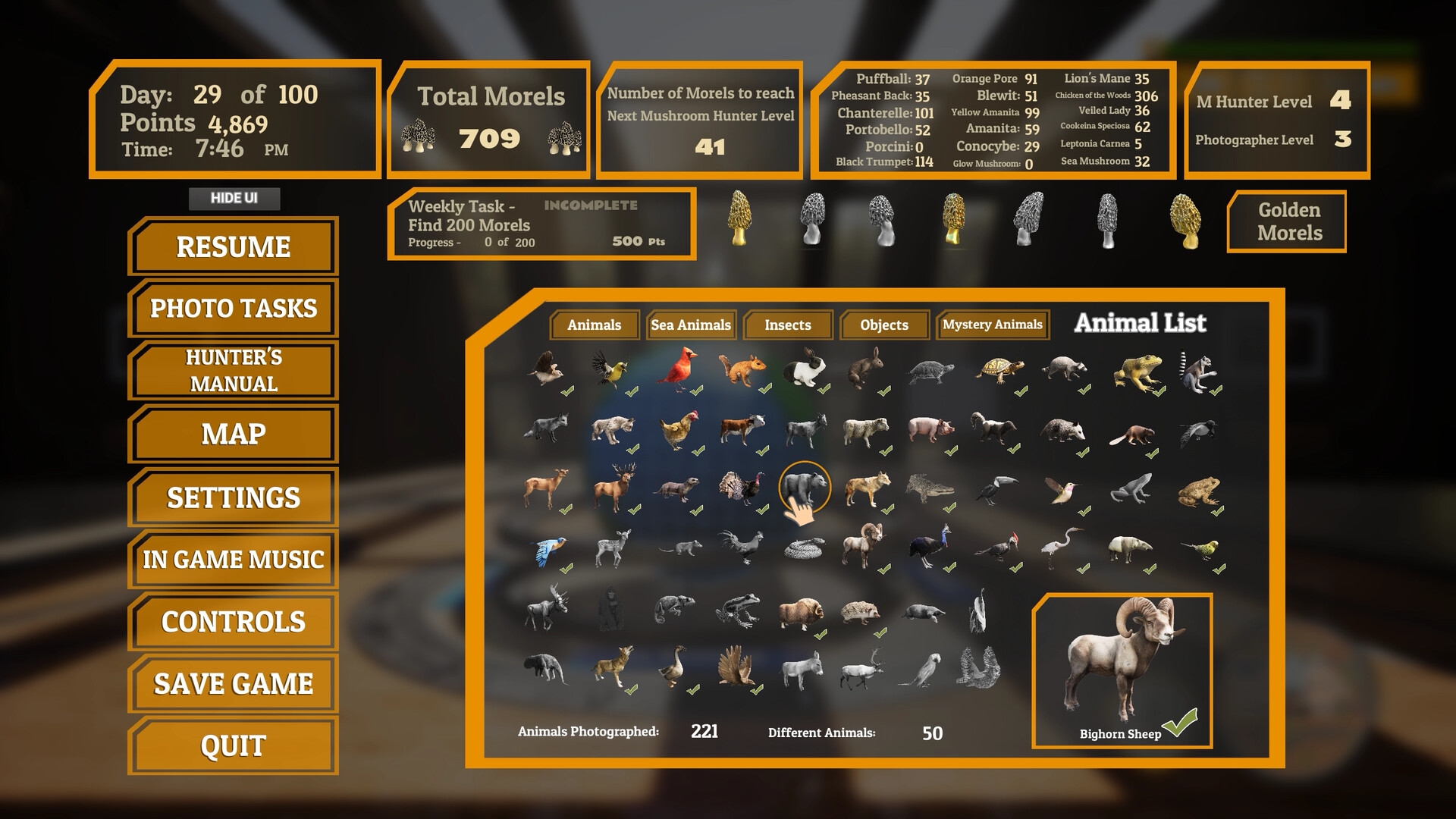 先菌子后小人 模拟游戏《羊肚菌：猎人2》现已正式发售