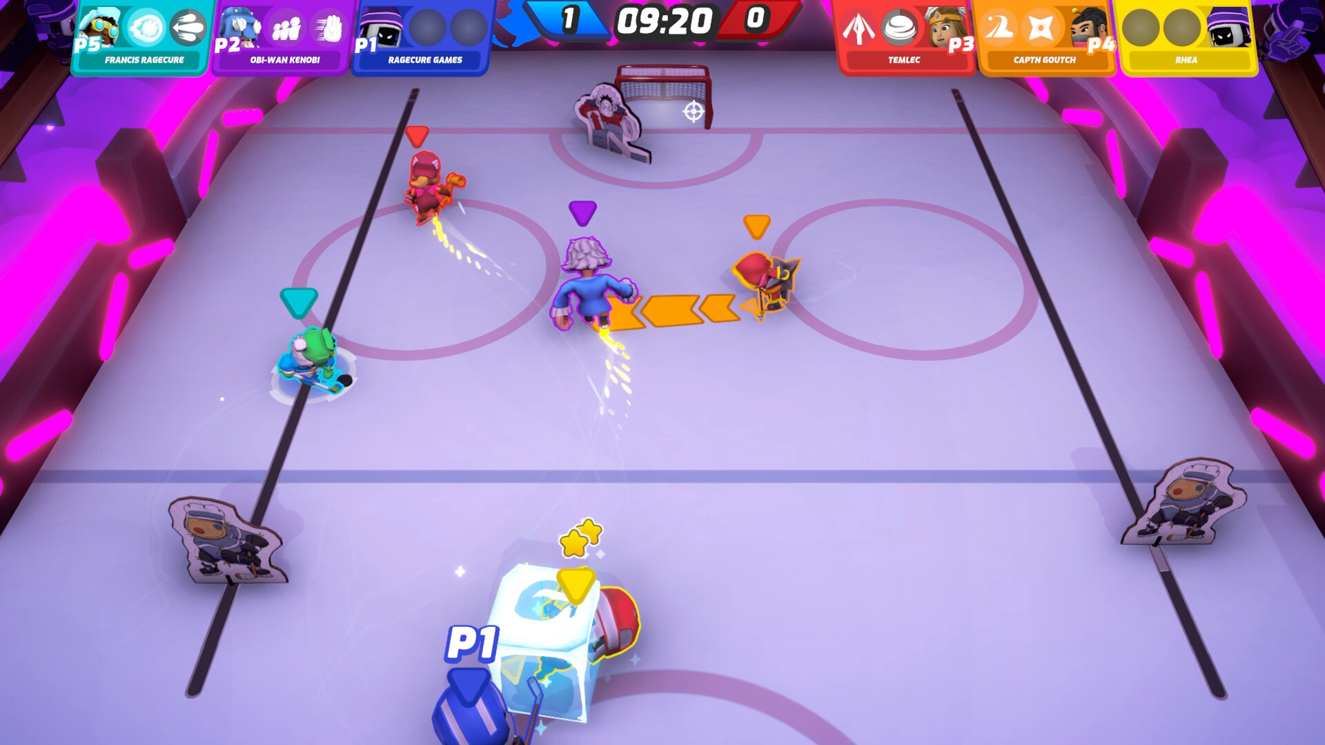 冰球对战派对游戏《冰球大莽斗》现已在Steam平台正式发售