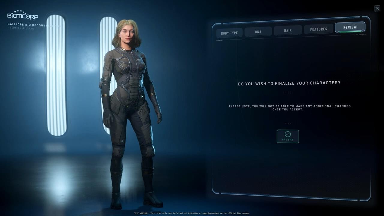 《星际公民》新角色编辑器演示 捏个美女玩玩