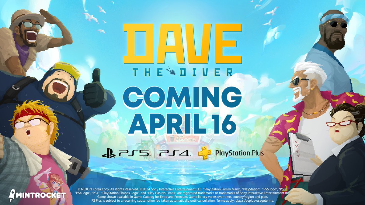 《潜水员戴夫》4月16日登陆PS4/5 首日加入PS+